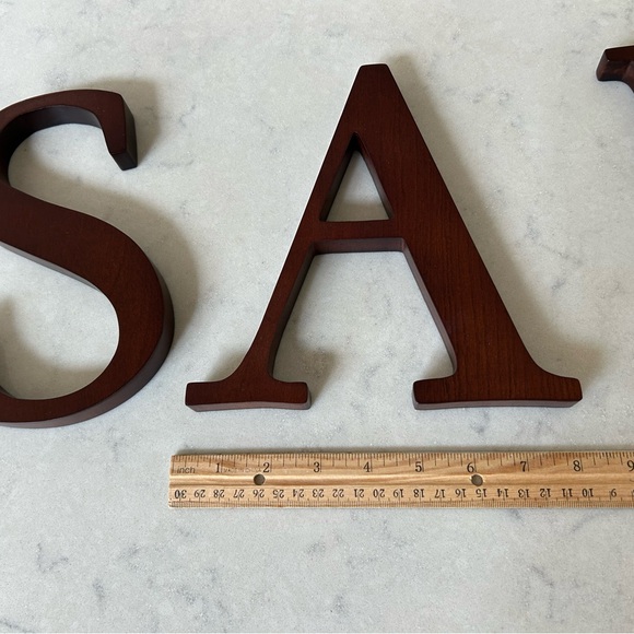 Pottery Barn Kids Wooden Letters S-A-M - Picture 13 of 14